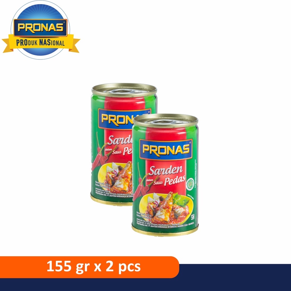 

COD✅ TERMURAH✅ PRONAS Sarden Chili 155 g Bundling 2 pcs