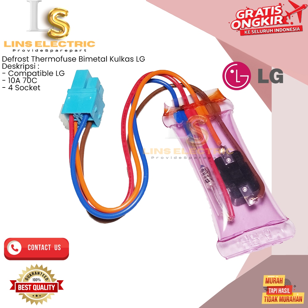 Defrost kulkas LG / Thermofuse kulkas LG / Bimetal  kulkas LG