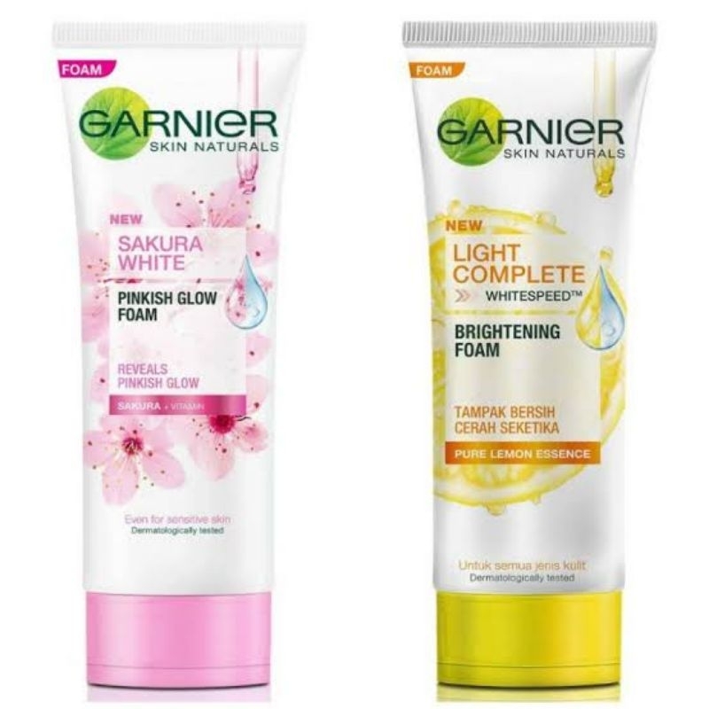 GARNIER Facial Foam 100 Ml Vitamin C / Garnier Facial Foam Sakura Glow
