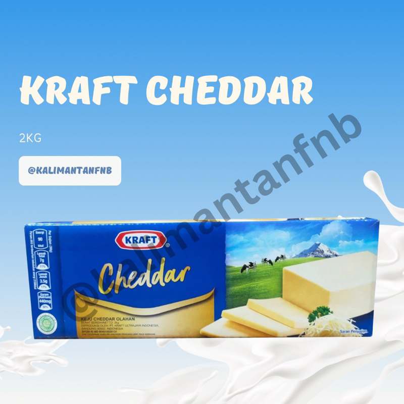 Kraft Cheddar / Keju Kraft Cheddar 2KG