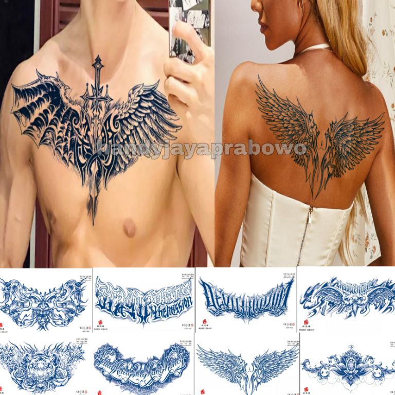 Kepoin aja Tato semi permanen dada