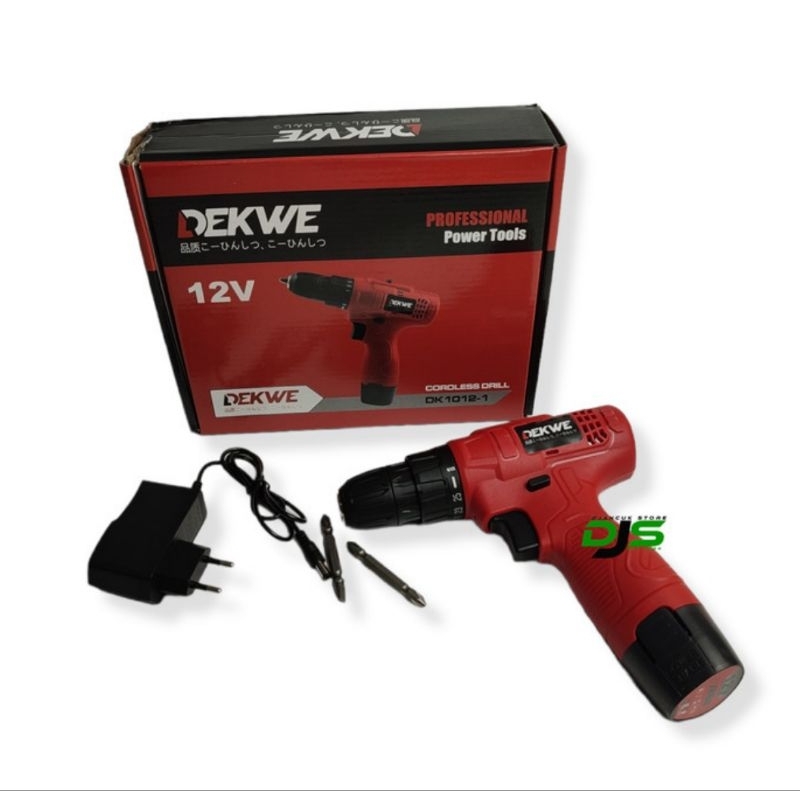 BOR CORLDESS 12VOLT DEKWE BOR BATERAI DEKWE12V