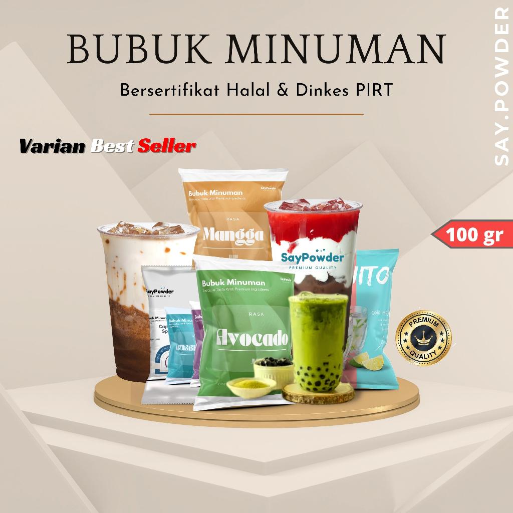 

Bubuk Minuman Rasa Premium 100 Gram Sachet Aneka Rasa Serbuk Minuman Terlengkap Hits Kekinian Powder Minuman Serbuk Bubuk Minuman kekinian Minuman Bubuk Rasa Minuman Serbuk Kekinian Serbuk Minuman Boba