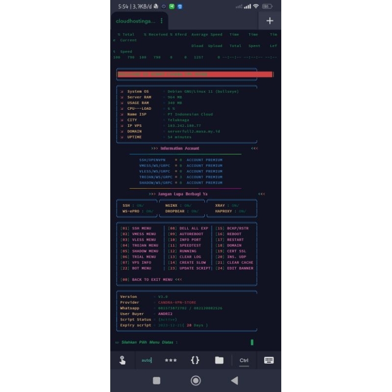 script vps premium 30hari