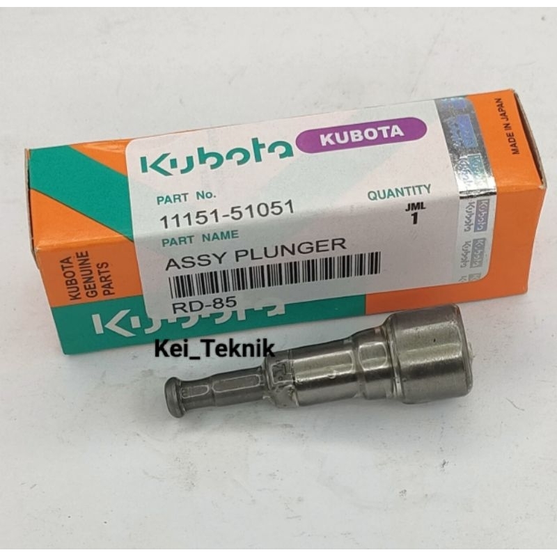 Plunger K154 Kubota Deisel RD85 T / RD85 S