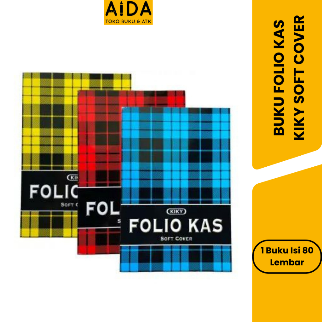 

Buku Kas Folio Kiky Soft Cover isi 80 Lembar Buku Pembukuan Kantor & Sekolah
