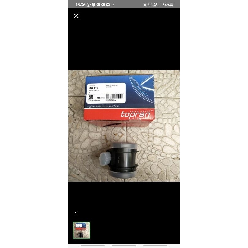 Sensor Airflow MAF Zafira merk TOPRAN GERMANY