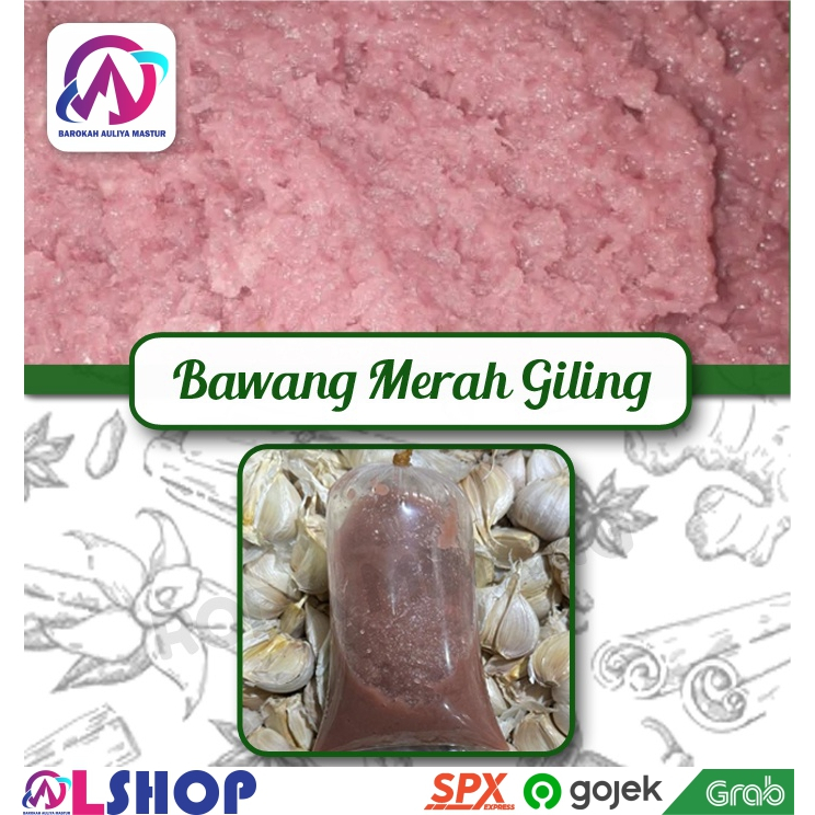 

Bawang Merah Giling Halus 100gr dan 250gr Sayuran BAM Pasar Online Murah Padang