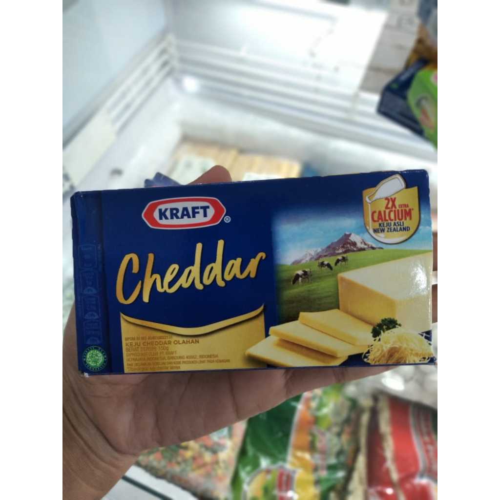 

Keju Kraft Cheddar Cheese 150gr - Cheddar