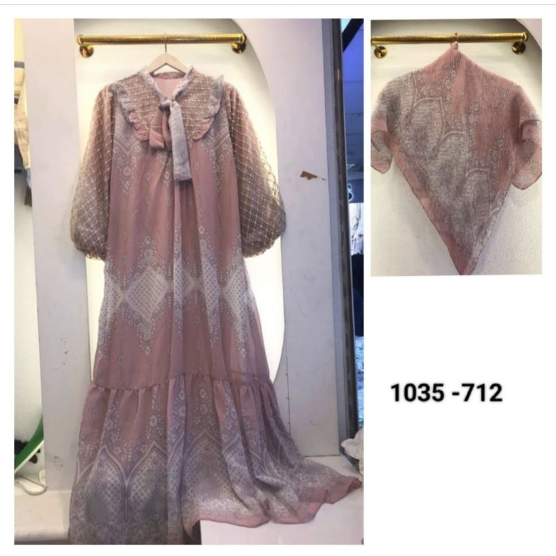 Gamis Set Hijab Plisket by Gratias