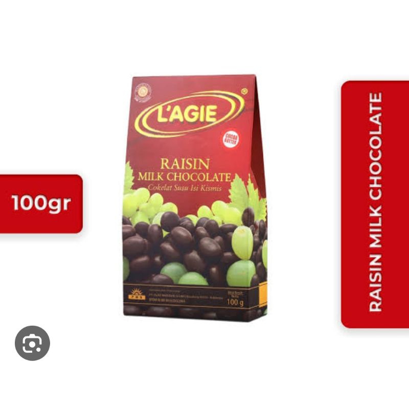 

lagie raisin milk coklat 100 gram