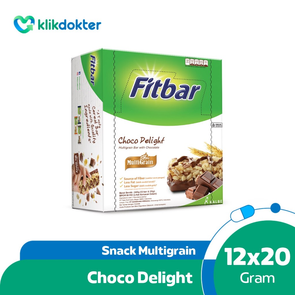 

Fitbar Choco Delight Multigrain 12x20gr