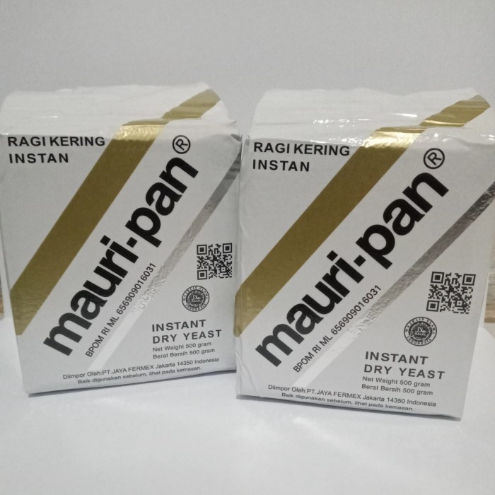 

MAURI-PAN Gold Lokal Instant Dry yeats/Ragi Kering Instan 500g