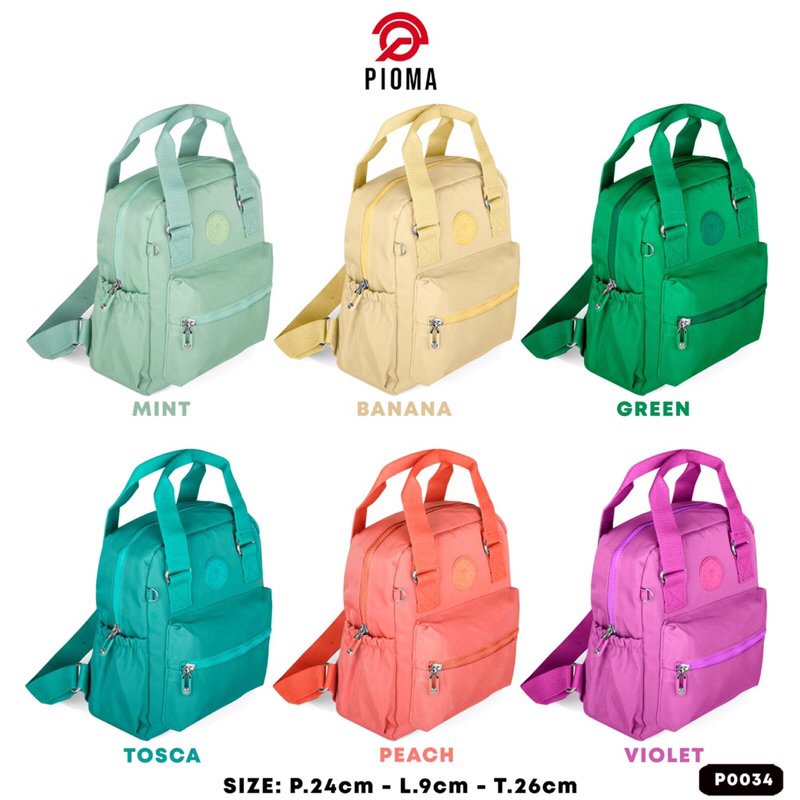 tas ransel dan hand bag Pioma P0034