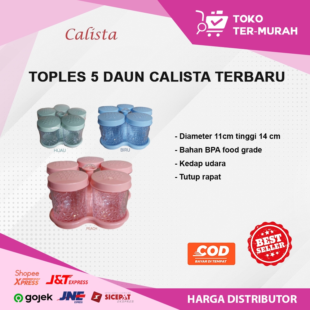 TOPLES CALISTA 5 DAUN PEACH