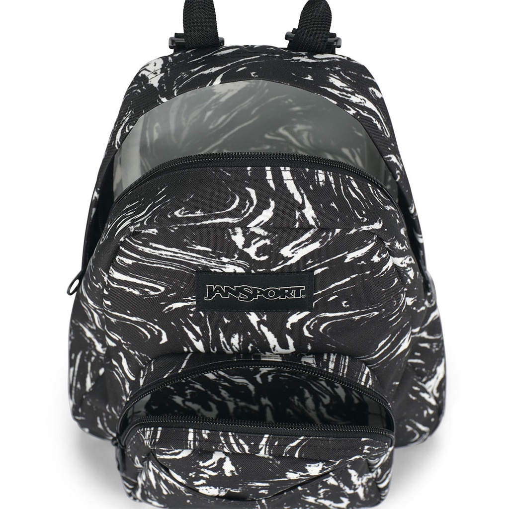 JanSport Tas Ransel / Mini Backpack / Mini Daypack / Half Pint Marbled Motion Black