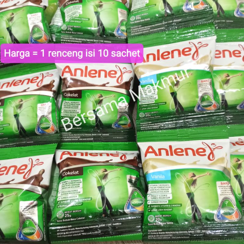 

Anlene susu bubuk sachet