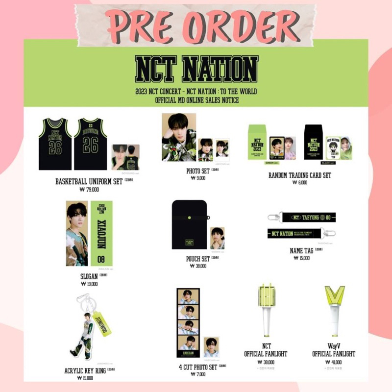[READY STOCK] NCT NATION MD TRADING CARD TC DREAM STARRY DAYDREAM LAUNDRY + PINK CHRISTMAS 1st 2nd M