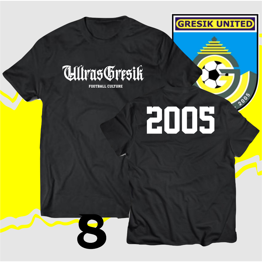 KAOS GRESIK UNITED ULTRAS GRESIK KAOS KAOS CASUAL KAOS SUPORTER KAOS BOLA