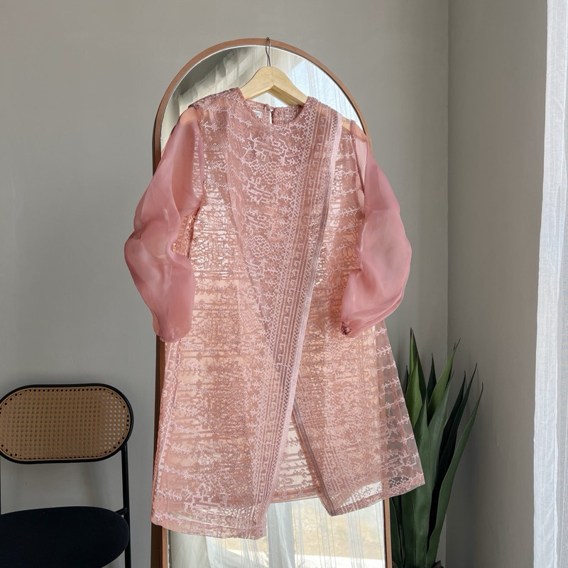 PROMO / BAHAN PREMIUM / outer organza / outer kondangan / outer brukat / baju kondangan / outer baju