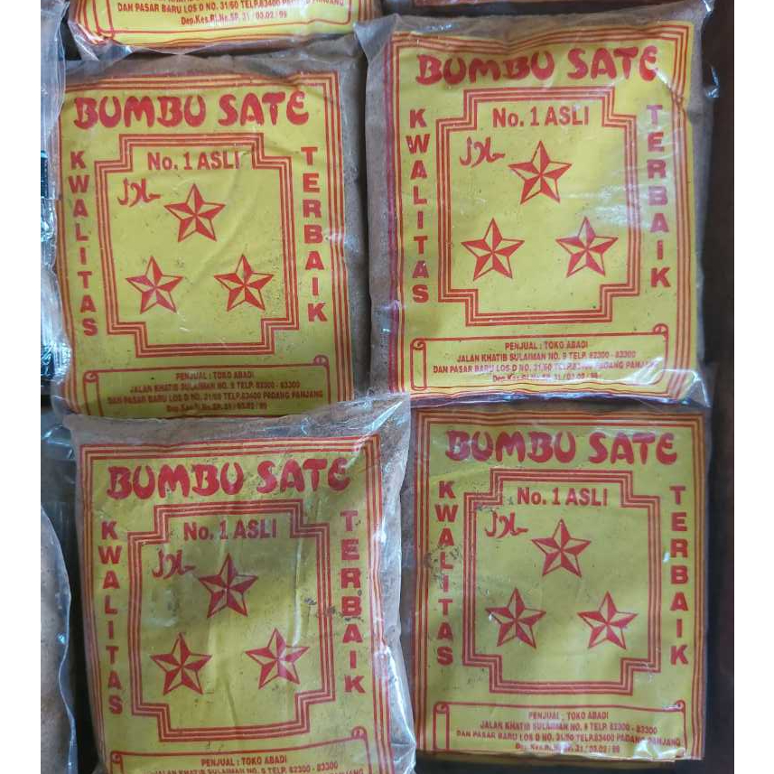 

Bumbu sate cap bintang 50gr - (PCS)