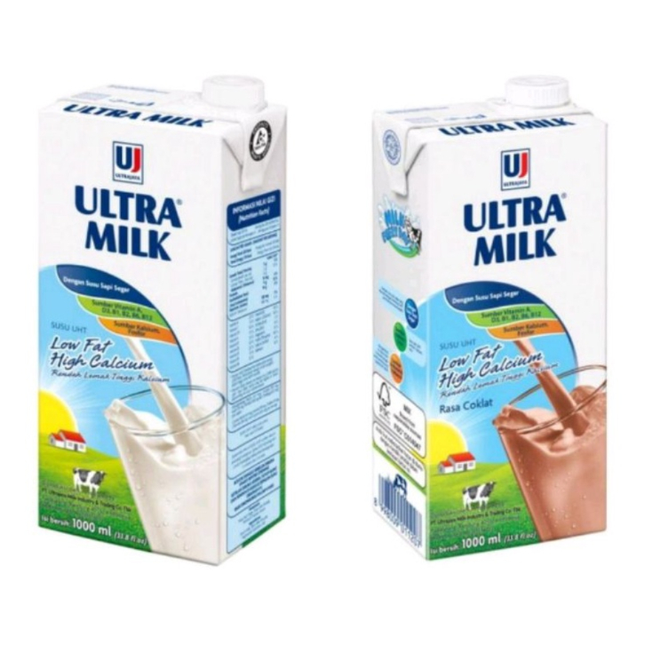 

Ultra Milk Susu UHT Low Fat 1 Liter 1000 ML
