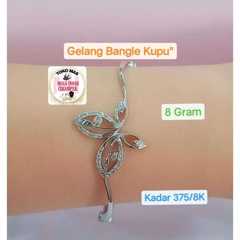 gelang Bangle Kupu" 8 Gram kadar 375/8K