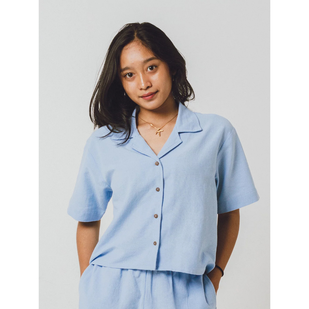 BLOOD + BONE - Drifter Shirt - Powder Blue