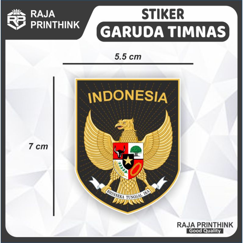 

Stiker Logo Garuda Timnas Indonesia / Stiker Garuda Pancasila Waterproof