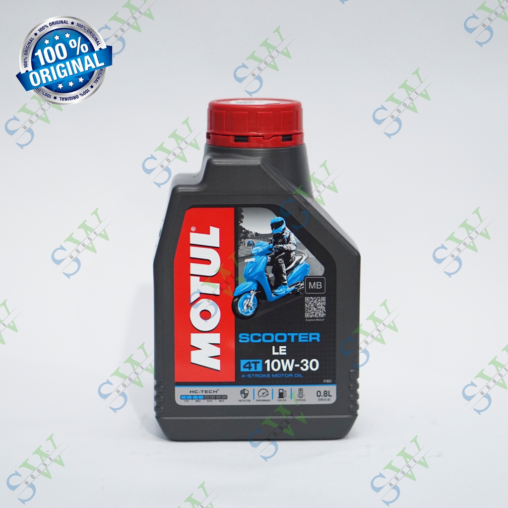 Oli Motul Scooter LE 4T 10W30 0.8L / Oli Matic Motul 0.8