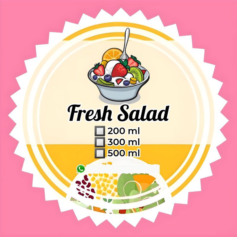 

STIKER SALAD BUAH (Minimal order 100 buah)