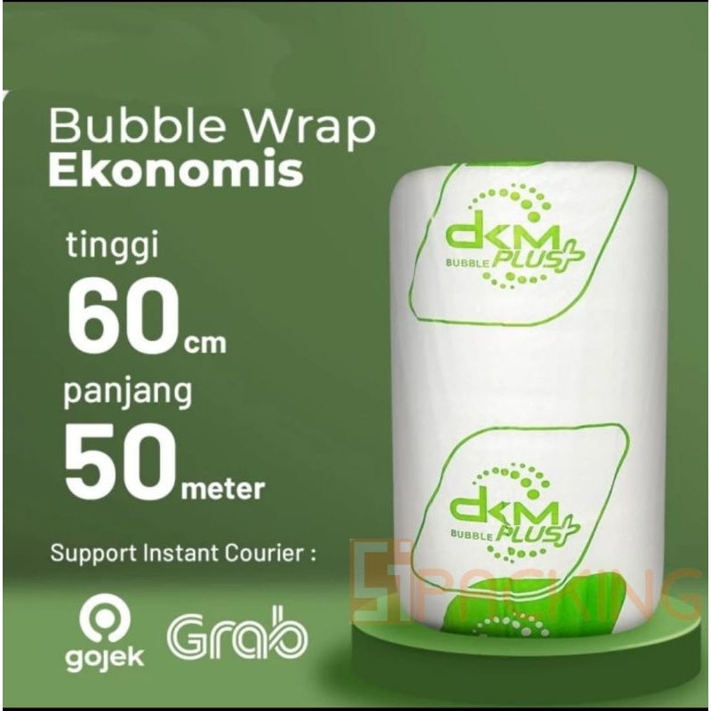 

PLASTIK BUBBLE WRAP ROLL BENING PUTIH HITAM DKM 60X50