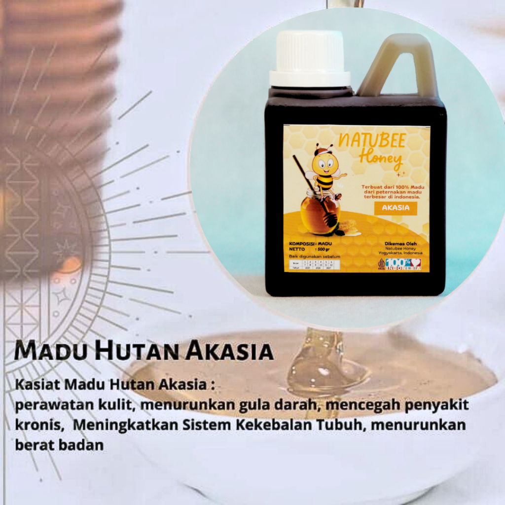 

madu hutan akasia carpa, madu murni full nectar bunga akasia 1kg