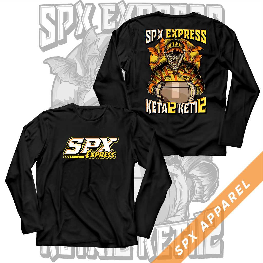 (LENGAN PANJANG) Kaos Kurir SPX Express 12.12 | Keta12 Keti12