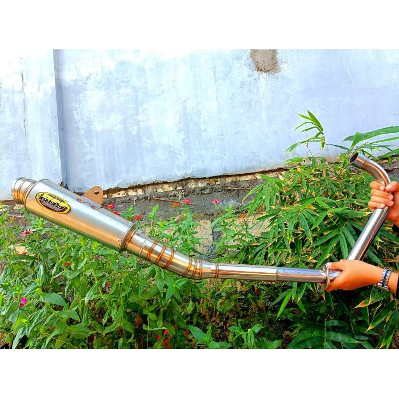 knalpot racing bss for cb gl mp Tiger VIXION verza satria cb150r SONIC Klx