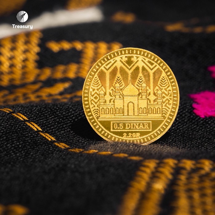 Koin Nusantara 0,5 Dinar Lombok 2,2 Gram Koin Emas Logam Mulia 24K