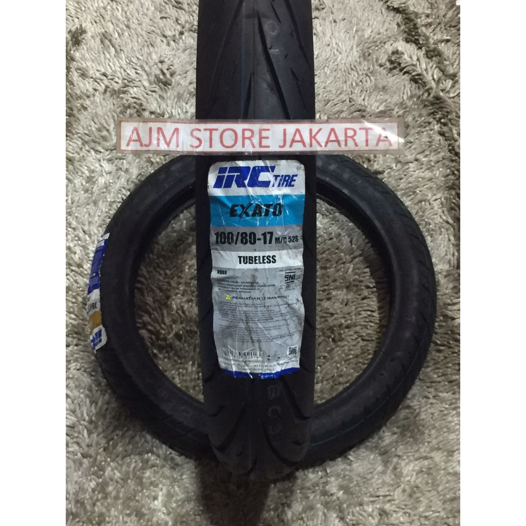 IRC Exato 100/80-17 Tubeless...