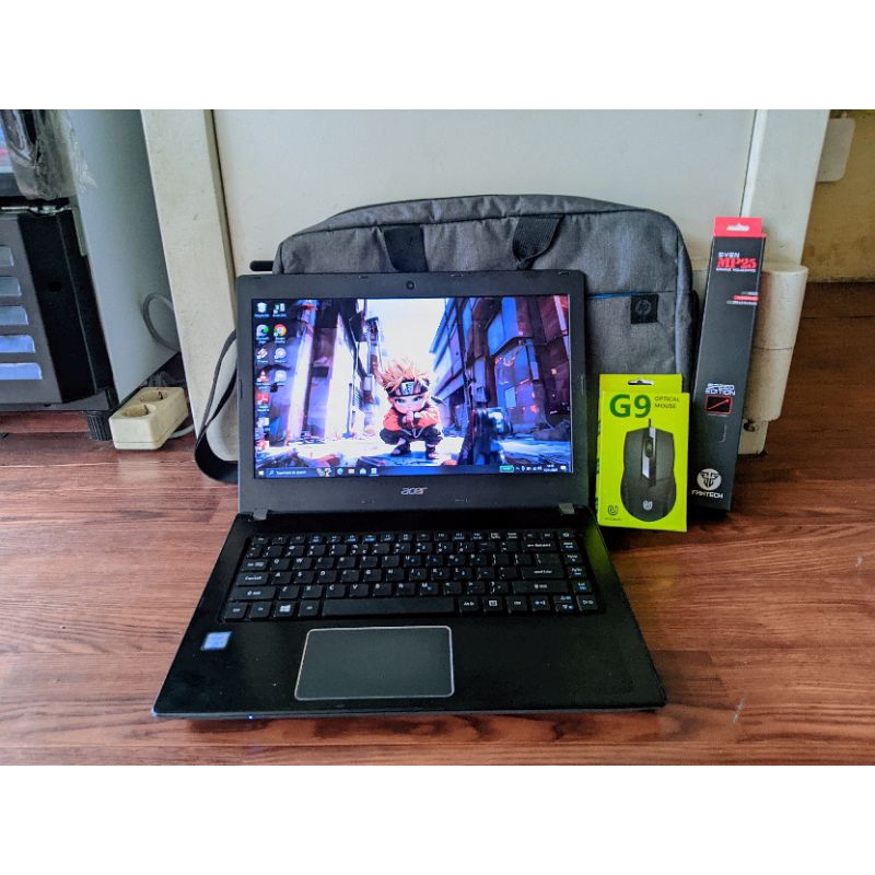 ACER ASPIRE E5-475 Intel Core i3 RAM 4GB SSD 120 hardisk 500GB  ALL NORMAL