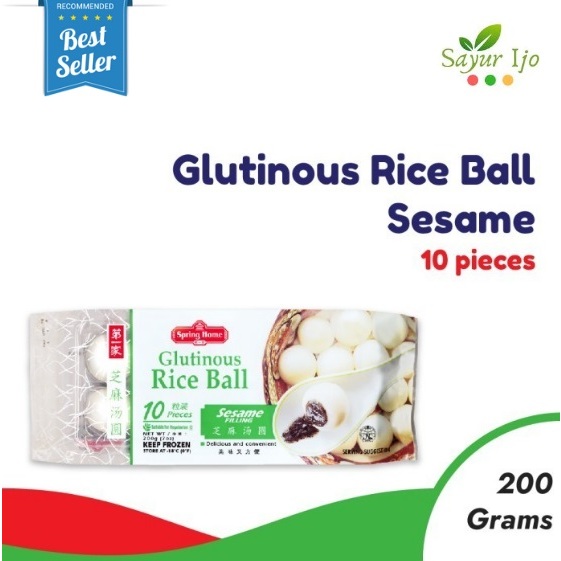 

Spring Home TYJ Glutinous Rice Ball Sesame 200 Gram Kue Beras Wijen