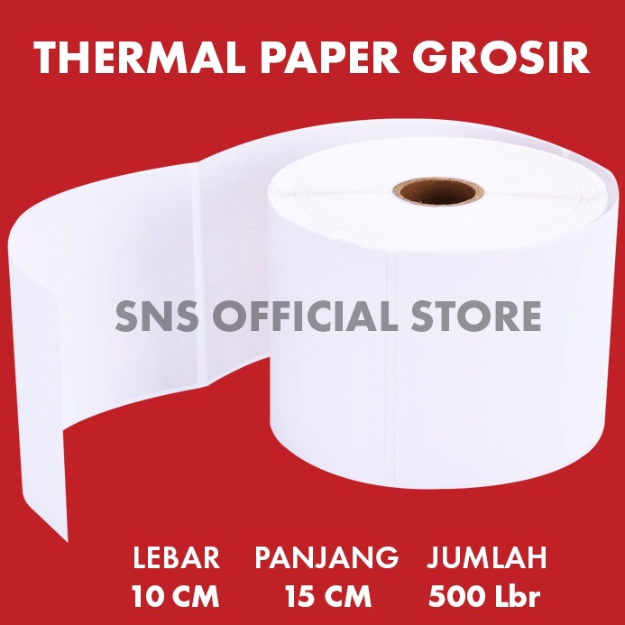 

BRANDS FESTIVAL LABEL / KERTAS THERMAL 100x150 mm A6 Isi 500 PCS serbuuu !