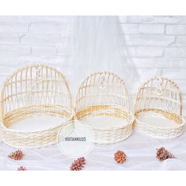 

️✔️✔️ readystok keranjang ayunan grade B / keranjang ayunan / keranjang rotan / hantaran / hampers rotan / keranjang sangkar !!