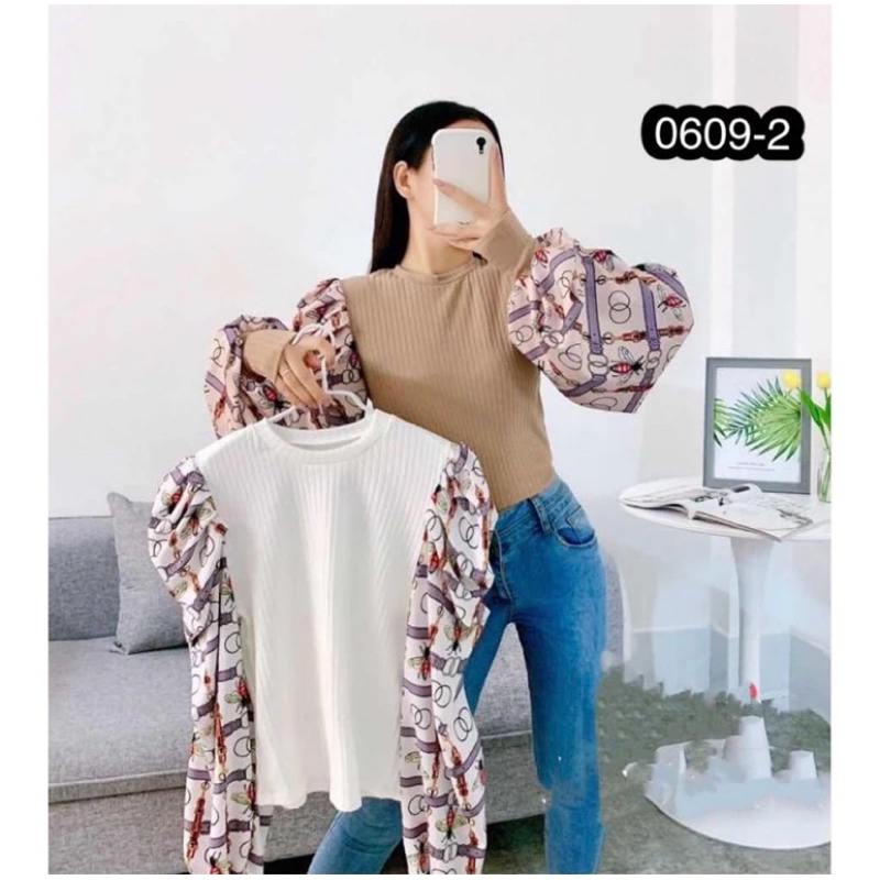 Blouse Puffy Lengan Balon Import