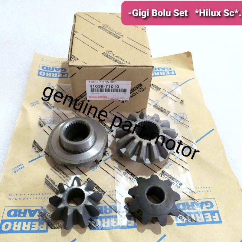 GIGI BOLU SET NON SPIDER HILUX SC PICKUP (41039-71010)