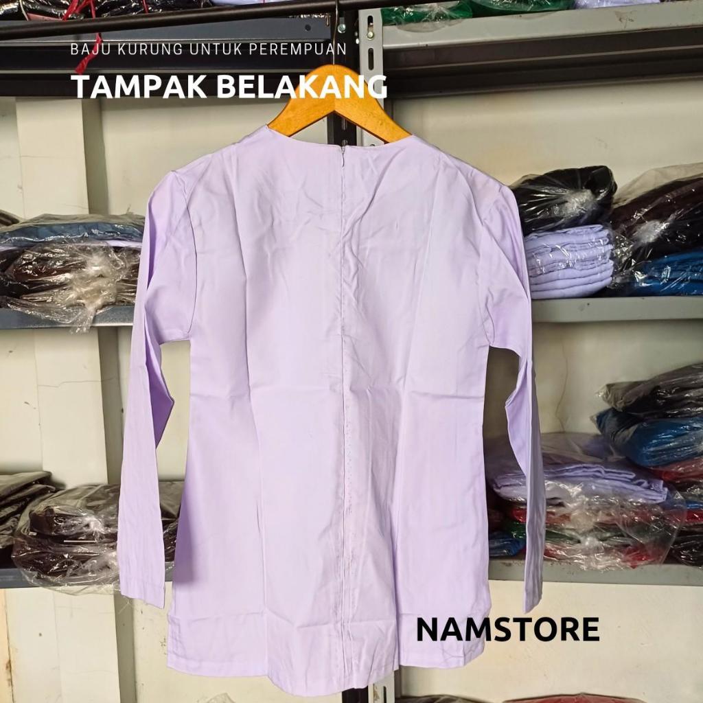 Gratis Ongkir Baju Muslim Perempuan / Kurung / Baju Padang Seragam Sekolah Sd/Smp/Pesantren Kain