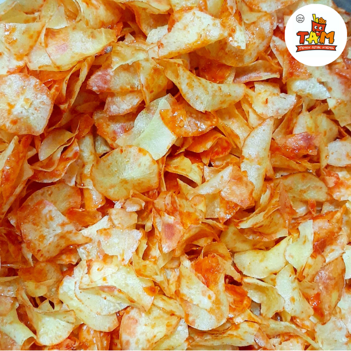 

Keripik Singkong Sambalado Pedas Ting Ting 250 Gram - Tam Snack