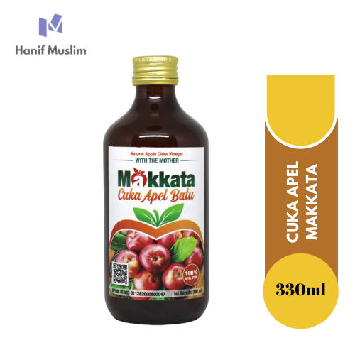 

Cuka Apel Makkata With The Mother 330 ml - Natural Apple Cider Vinegar