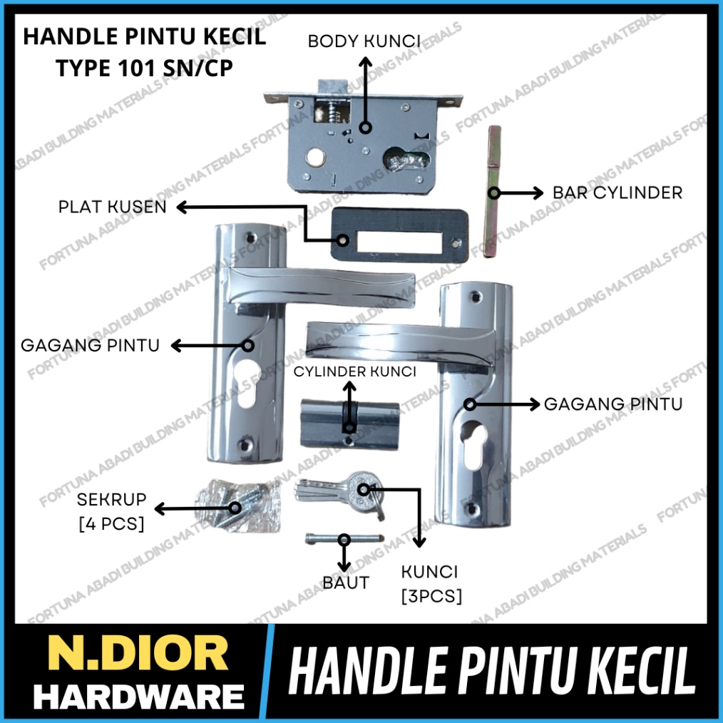 COD Kunci Pintu Kecil NDior Handle Pintu grosir
