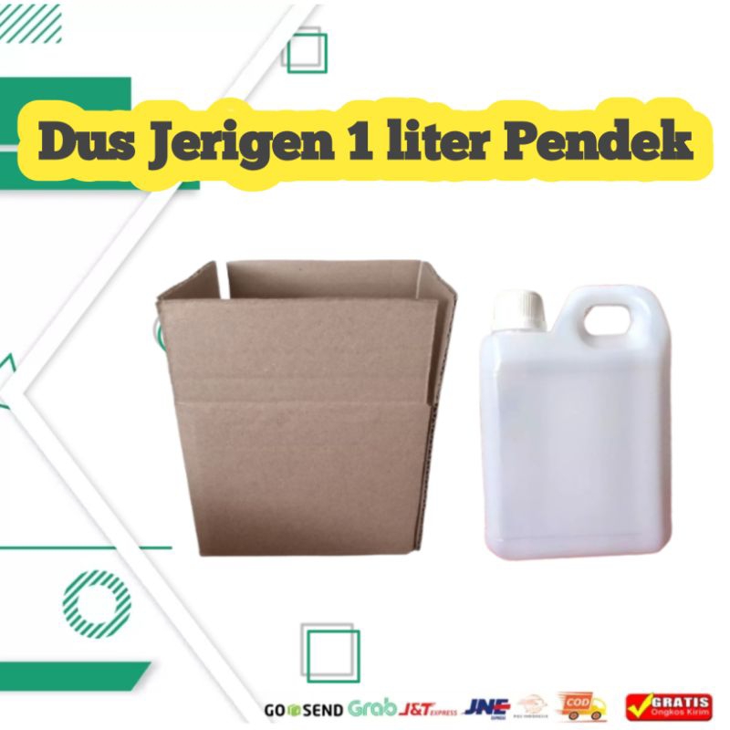 

Dus Jerigen 1 liter Pendek (13x8x18cm)