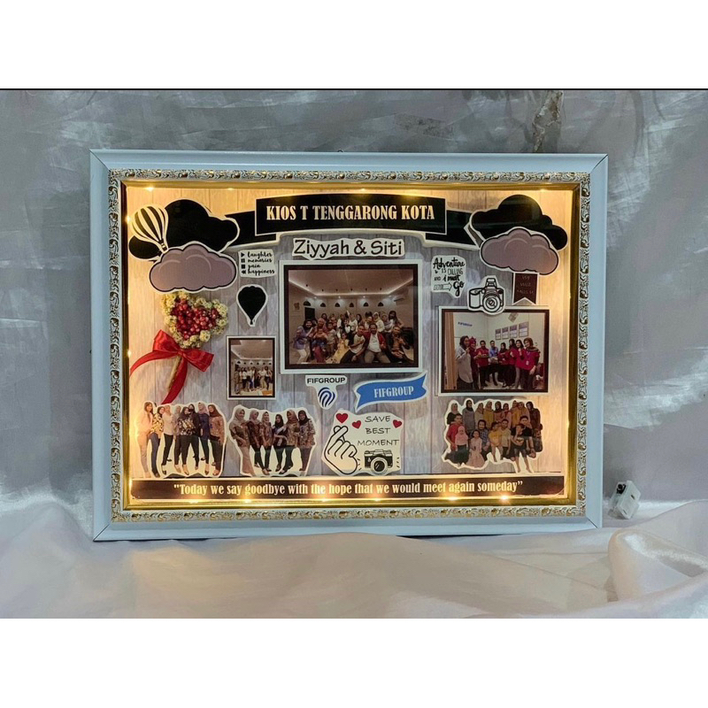 kado farewell perpisahan kantor kerja teman dosen guru pensiun pensiunan 40 cm x 30 cm