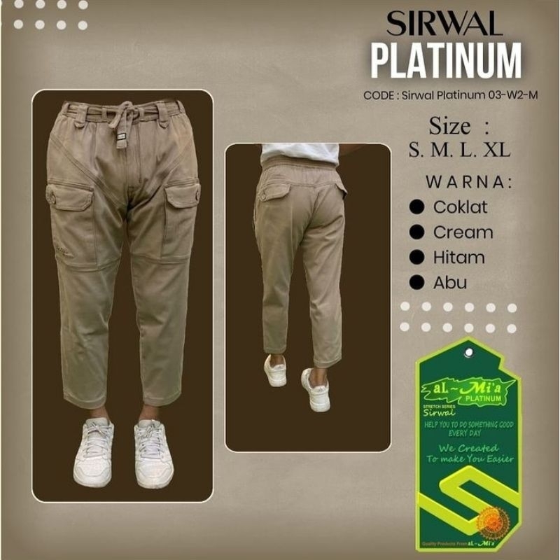 celana sirwal/pangsi Al Mia Platinum 100% original